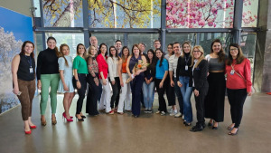 Equipe do Cejusc reunida para foto