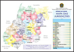 mapa da jurisdição