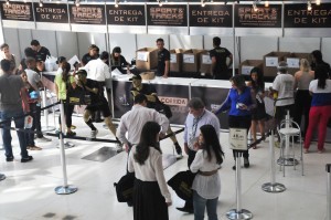 Entrega do Kit da  Corrida TRT 18