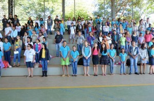 O evento contou com a presença de crianças e adolescentes dos colégios estaduais João Barbosa Reis e Madre Germana II e do CEMADIPE.