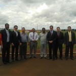 Autoridades do TRT Goiás em visita ao terreno em Rio Verde