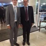 O presidente Aldon com o deputado Daniel Vilela