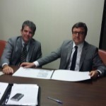 Presidente Aldon com o deputado Danilo Forte, relator setorial