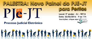 BANNER - Novo Painel do PJe para Peritos