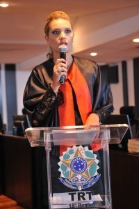 Juíza Narayana Hannas, oradora da turma