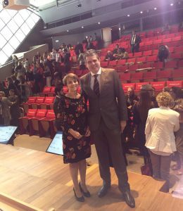 Desembargador Aldon Taglialegna com a ministra Delaíde Arantes