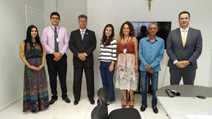 Corregedor do TRT-18 com a equipe da VT de Posse
