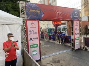 Desembargador Daniel Viana Filho dando a largada 