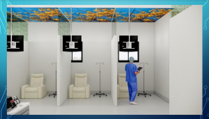 Foto projeto da ala interna da quimioterapia