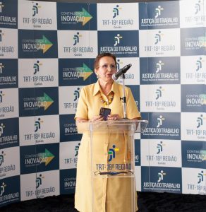 Ouvidora da Mulher no TRT-18, desembargador Silene Coelho