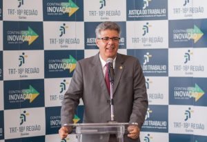 Presidente do TRT-18, desembargador Daniel Viana Júnior