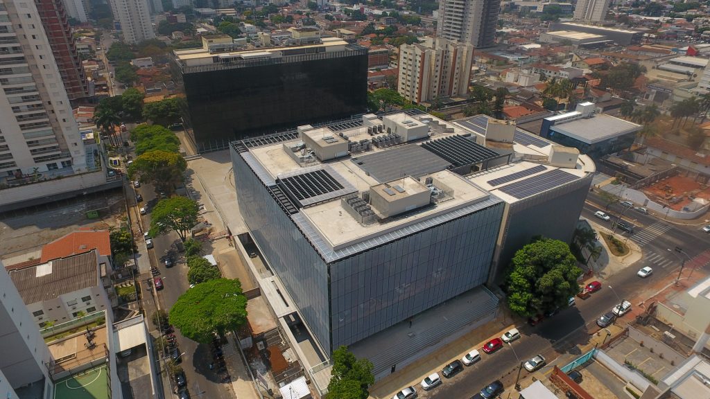 Foto aérea do Complexo Trabalhista