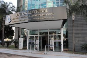 Fachada do novo prédio do TRE-GO