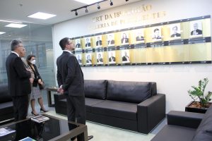 visita do desembargador-presidente do Tribunal Regional Federal da 1ª Região, desembargador I’talo Mendes