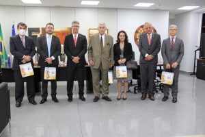 visita do desembargador-presidente do Tribunal Regional Federal da 1ª Região, desembargador I’talo Mendes