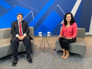 Estúdio com o ministro Guilherme Caputo Bastos