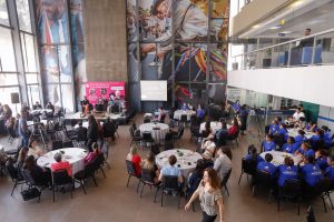 Evento Café e Roda de Conversa realizado no Espaço Congadas, no TRT da 18ª Região em Goiânia