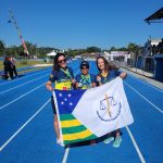 O presidente do TRT, desembargador Daniel Viana Júnior, reuniu-se com a delegação de atletas na tarde de segunda-feira