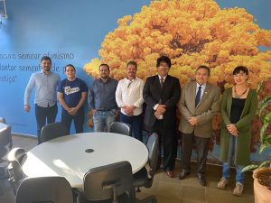 Equipe da VT de Goiás com o corregedor 