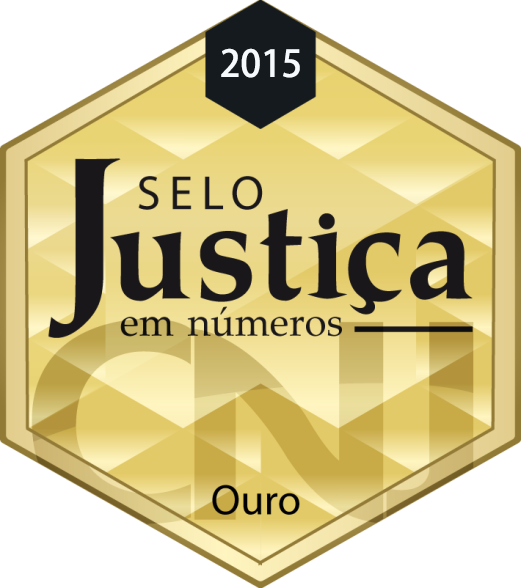 SELO OURO - CATEGORIA JUSTIÇA EM NÚMEROS