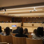 Plateia assistindo eleição de dirigentes do biênio 2023-2025