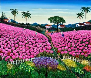 Quadro da artista plástica Lourdes de Deus