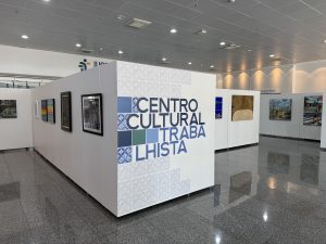 Interior do Centro Cultural Trabalhista, localizado no térreo do novo prédio do TRT-GO