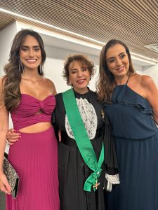 Desembargadora Kathia com a filha Fernanda e a irmã Karla Maria
