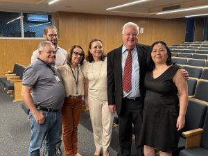 Juiz Renato Hiendlmayer com colegas do TRT-GO