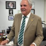 imagem mostra o presidente do TRT, desembargador Eugênio Cesário