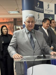 Imagem mostra o coordenador do Cejusc Digital, juiz Eduardo Thon