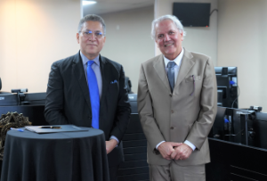 Desembargadores Jasiel Ivo, presidente do TRT-AL, e Eugênio Cesário, presidente do TRT-GO